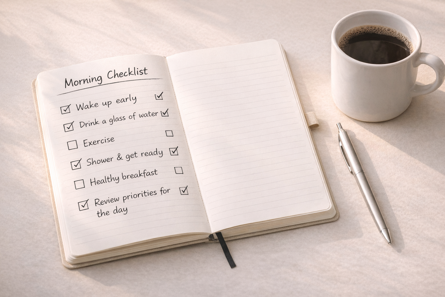 Custom Morning Checklist System