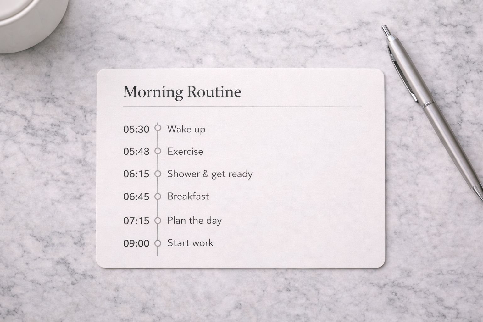 Personal Timeline Design